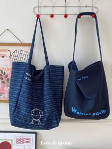 Large Capacity Commuter Womens Crossbody Bag Casual Denim Tote Bag Fashionable Single Shoulder Handbag Daily Use Bag