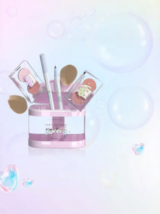 FLORTTE | Bộ Trang Điểm Mắt Bao Gồm Má Hồng Và Chì Kẻ Mắt
