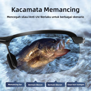 [PROMO BULAN INI] Kaca Mata Polarized Original Pria Paser Ikan - Kaca Mata Polarized Original Pria Mancing Tembus Air - Kaca Mata Polarized Original Tembus Air Anti Silau Bisa Berubah Warna - Kacamata Pria Wanita Hitam - Kaca Mata Anti Silau Pria Wanita