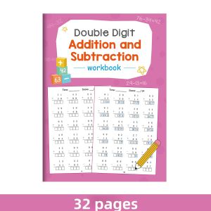 32 Pages Childrens Math Enlightenment Workbook Addition and Subtraction Within 20 Mental Arithmetic Problems Activity Workbook