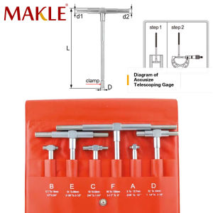 MAKLE Adjustable Inner Diameter Gauge Micrometer Measuring Tool Precision Telescopic Gauge /Set Telescopic Gauge