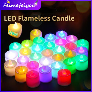 led candle lights Flameless candle light Decoration warmer lamp dinner set Decoration Free Battery operated Romantic heart-shaped electric candle for romantic room proposal confession Wedding Birthday Party decoration set 蜡烛灯