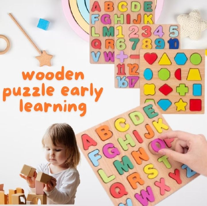 MAINAN ANAK 3D Angka huruf benda Lazada Indonesia