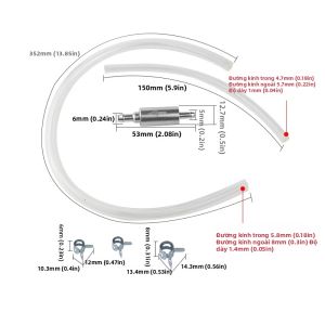 EELHOE | Dụng Cụ Bơm Thay Dầu Phanh Thủy Lực Cho Ô Tô Và Xe Máy Kết Nối Nhanh Kín Nước Không Rò Rỉ Dễ Sử Dụng Thiết Bị Bảo Dưỡng Xe Máy