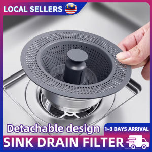 Stainless Steel Kitchen Sink Strainer Pop-Up Bounce Core Anti-Clogging Filter Odor-Proof Sink Plug Kitchen Washbasin Stopper