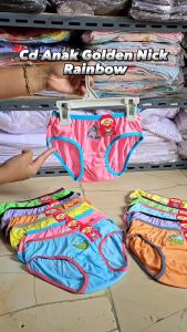 Celana Dalam Anak Perempuan Golden Nick 060 Rainbow | Cd Anak Cewek Bahan Katun
