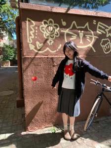 Slimming A-Line Midi Skirt Womens Spring Autumn Plaid Pleated High Waist Versatile Korean Style Fashionable Three-acetate Fiber