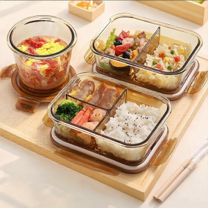 Microwaveable Compartment Office Lunch Box