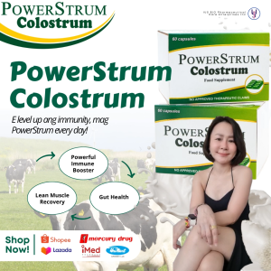 Powerstrum Colostrum 350mg (60 Capsules per box)