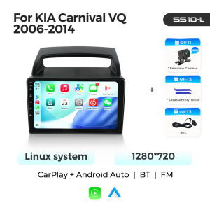 MEKEDE Linux Android Auto Car Radio for Kia Carnival VQ 2006 - 2014 Wireless Carplay Multimedia Player FM AM RDS BT Touch Screen
