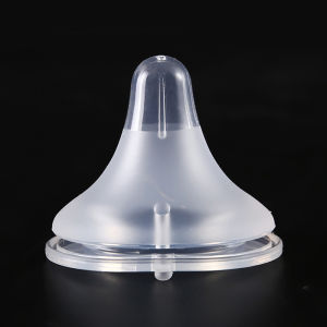 5cm Baby Silicone Wide Mouth Nipples Pacifier 100% Bpa Free Liquid Silicone Wide Neck Bottle Nipple Pacifiers Anti-Colic Hole