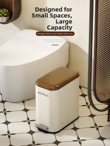 MR.Bin | Narrow Pedal Trash Can with Lid