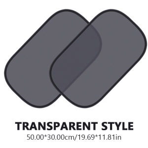 SEAMETAL 2pcs Car Side Window Sunshade Cover Electrostatic Self Adhesive Mesh Film Sun Shade Curtain Summer Car Protection Cover