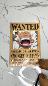One Piece Wanted Posters 24Pcs Set A3 Anime Wall Art Room Decoration