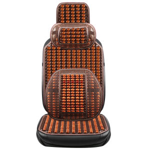 TOKUSET | Cool Breathable Car Seat Cushion Wooden Beads
