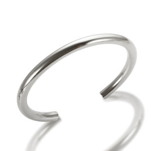 Thick Tube Bangle for Women Cuff Bracelet Stainless Steel Hiphop Hollow Gold Plated Fashion Wholesales Jewelry Pulseras Mujer