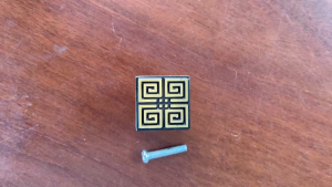 Núm Tủ Thau Vuông Lớn VM Bằng Đồng Núm Tủ Triện Vuông Tủ Bếp Tủ Quần Áo