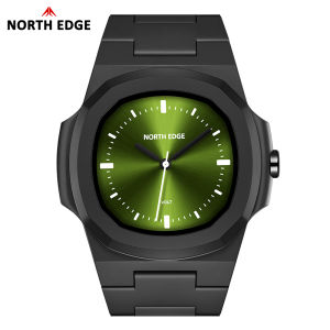 Đồng Hồ Thể Thao Kỹ Thuật Số NORTH EDGE VOLT Dành Cho Nam Chống Nước 50M Vỏ Thép Không Gỉ Hình Vuông Màn Hình Phát Sáng Đồng Hồ Đôi Dành Cho Nam Nữ