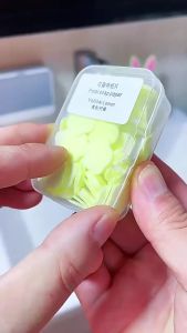 Disposable Petal Soap Leaves 0.61in Portable Travel Paper Soap Sheets Instant Lathering Multi Fragrance Scented Hand Wash Soap F