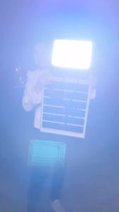 Buy 1 Take Emergency Light: 5000W Solar Flood Light & 606LED Garden Lamp