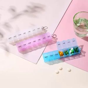 7days Medicine Compartment Weekly Tablet Pill Case