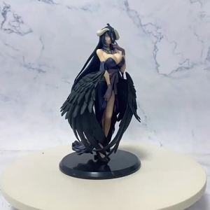 Bandai | Anime OVERLORD Figure King of the Undead Albedo Armor Design PVC Model Collection Series Doll Toys Fans Birthday Christmas Gifts