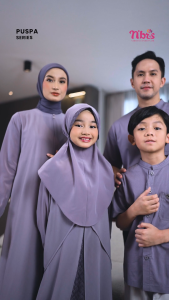 NIBRAS RAYYA SERIES TERBARU COUPLE KELUARGA 2025 PUSPA PURPLE