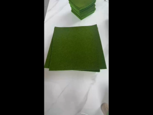 10pcs Fake Grass for Crafts15*15cm Mini Artificial Green Turf MatDIY Mini Garden Decor