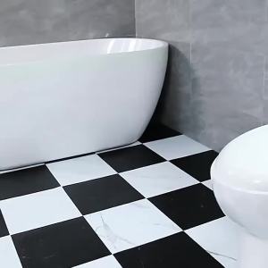30x30cm PVC Giả Đá Cẩm Thạch Dán Tường Tự Dính Chống Thấm Nước Sàn Nhà Phong Cách Hiện Đại Trang Trí Phòng Tắm