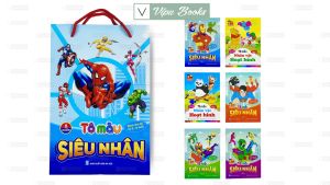 Sách - Tô Màu Siêu Nhân Dành Cho Bé Từ 2-6 Tuổi ( 6 Cuốn )