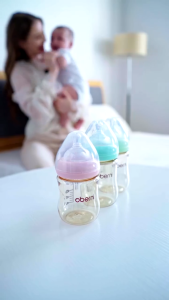 Bình sữa chất liệu PPSU chống rơi/ chống sặc cho bé 0-6 tháng tuổi dung tích 5oz 6oz