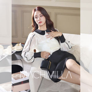 Elegant Sweet French Style Womens Shirt Spring Fashion Design Slimming Top Stylish Casual Commute Korean Loose Fit Long Sleeve