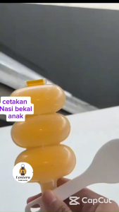 Cetakan Nasi Bulat Bola Bola Bento FREE Sendok Mini Rice Balls Shaker Cetakan Nasi Bento