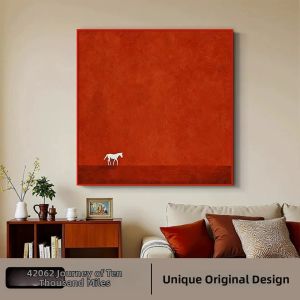 YASISHA | Retro Designer Abstract Horse Mural Artwork