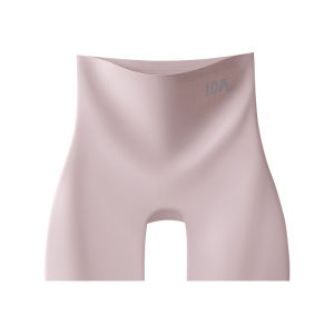 Miiow | Plus Size Purple Seamless Safety Pants Womens Anti-Light Summer Bottom Shorts High Waist Nylon Spandex Casual Thin Hip Lifting