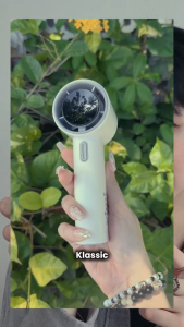 Premium Portable High-Speed Mini Fan | Vimi Klassic Handheld Fan 5000mAh | Strong Wind Turbo 160gear speed l 13800RPM wind level with free stickers