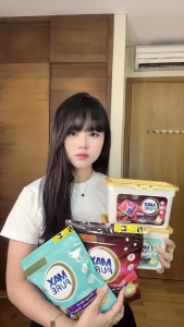 Combo Du Lịch FreshPack: Túi Viên Giặt Hương Đắm Say + Dây Nước Xả Hương Coco (10 Gói)