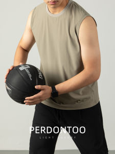 เสื้อกั๊กผ้าไหมน้ำแข็งระบายอากาศได้ดีสำหรับผู้ชาย แห้งเร็ว แขนกุด ทรงหลวม สำหรับฤดูร้อน ออกกำลังกาย ปั่นจักรยาน กลางแจ้ง