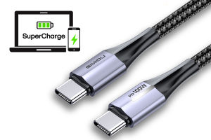 GIMIOU PD 100W Type C to Type C Cable Fast Charging Cord for iPhone 15 E-Marker Charger Quick Charge 4.0 Wire For MacBook Samsung Xiaomi Huawei