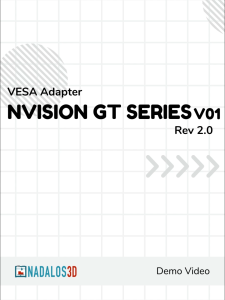 [Nadalos 3D] VESA Mount Adapter - nVision GT Series v01 [Read Description]