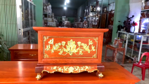 Bàn Đọc Kinh Gỗ Hương – Phụ Kiện Thờ Cúng Sản Phẩm Thủ Công Tinh Xảo