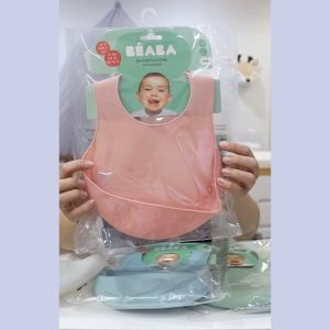 BEABA ผ้ากันเปื้อนซิลิโคน Set 2 ชิ้น