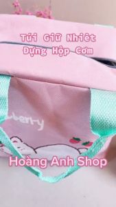 Nhiều Mẫu - Túi Giữ Nhiệt Đựng Cơm Văn Phòng Có Quai 3 Lớp Chống Sốc Chống Nước Size Đựng 2–3 Hộp
