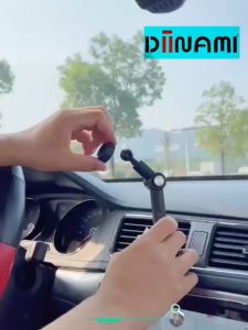 GRC HM-3 Holder hp mobil Dudukan handphone universal untuk pemasangan di dashboard kaca meja lemari bisa potrait landscape 360 derajat