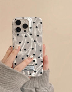 CrashStar Colorful Laser Fashion Polka Dots Bow Phone Case For iPhone 15 14 Pro Max Plus 13 12 11 Pro Max Silver Glossy Hard Shockproof Phone Cover Casing Shell Hot Sale