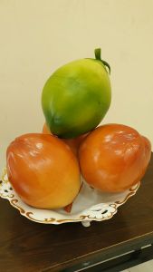 1 Trái dừa giả size lớn 20cm - Trái cây giả - TUYET XUAN SHOP