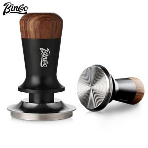 BINCOO Coffee Tamper Set Tamper Base Powder Spreader Hammer Set Coffee Utensil Set 51/58MM