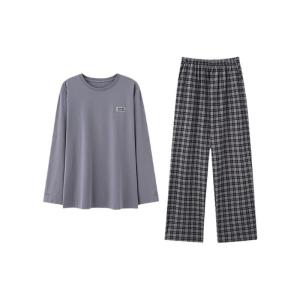 Bộ đồ ngủ MiiOW Cat Person làm bằng vải cotton dài tay cổ tròn