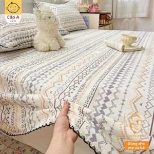 KAMONI | Drap Giường Bông Mùa Hè Phù Hợp 1.5m