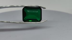 Natural Brazil Green Tourmaline 15.85 Cts. Emerald Cut Eye Clean Loose Gemstone